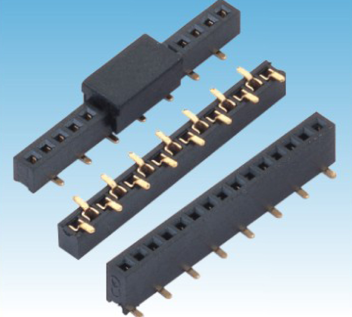 1.27mm Female Header Single Row SMT